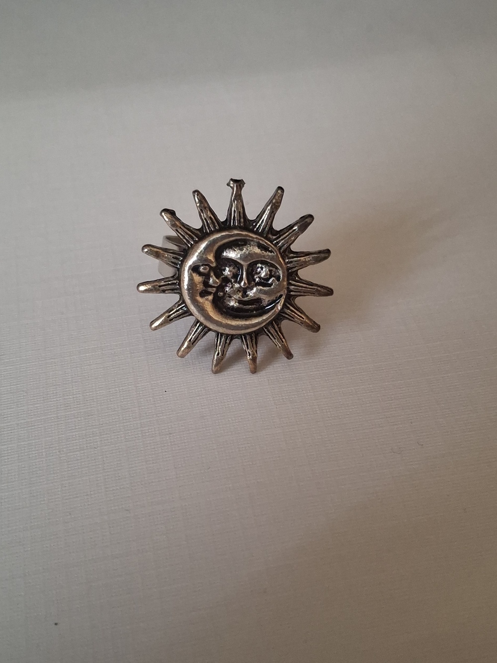 Sun and moon ring